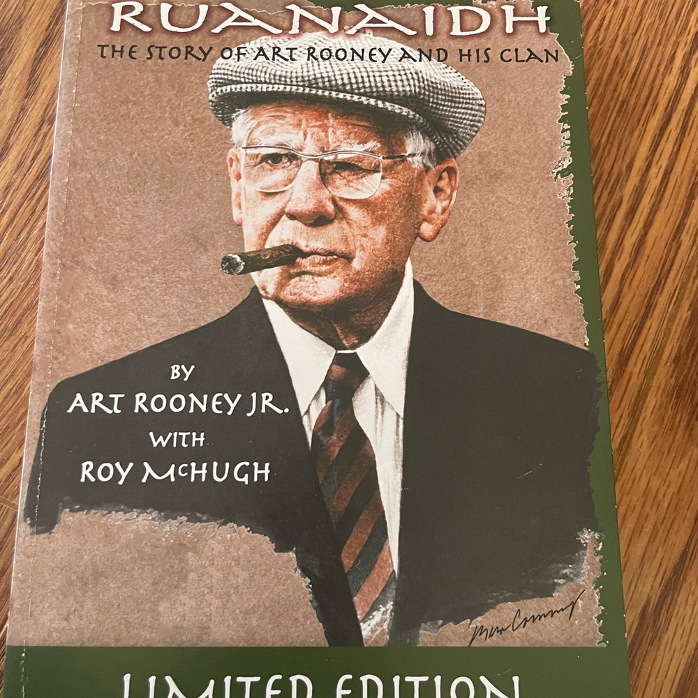 Ruanaidh the story of art Rooney and his clan  Book - Limited Edition
